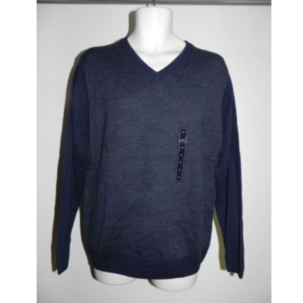 Tricots ST Raphael Sweater Navy Mens Medium NWT